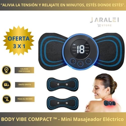 Body vibe Compact™ Mini Masajeador Eléctrico Estimulador